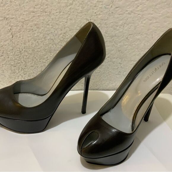 Sergio Rossi Scarpe Donna Stiletto Pumps size 39.5 - Picture 2 of 8